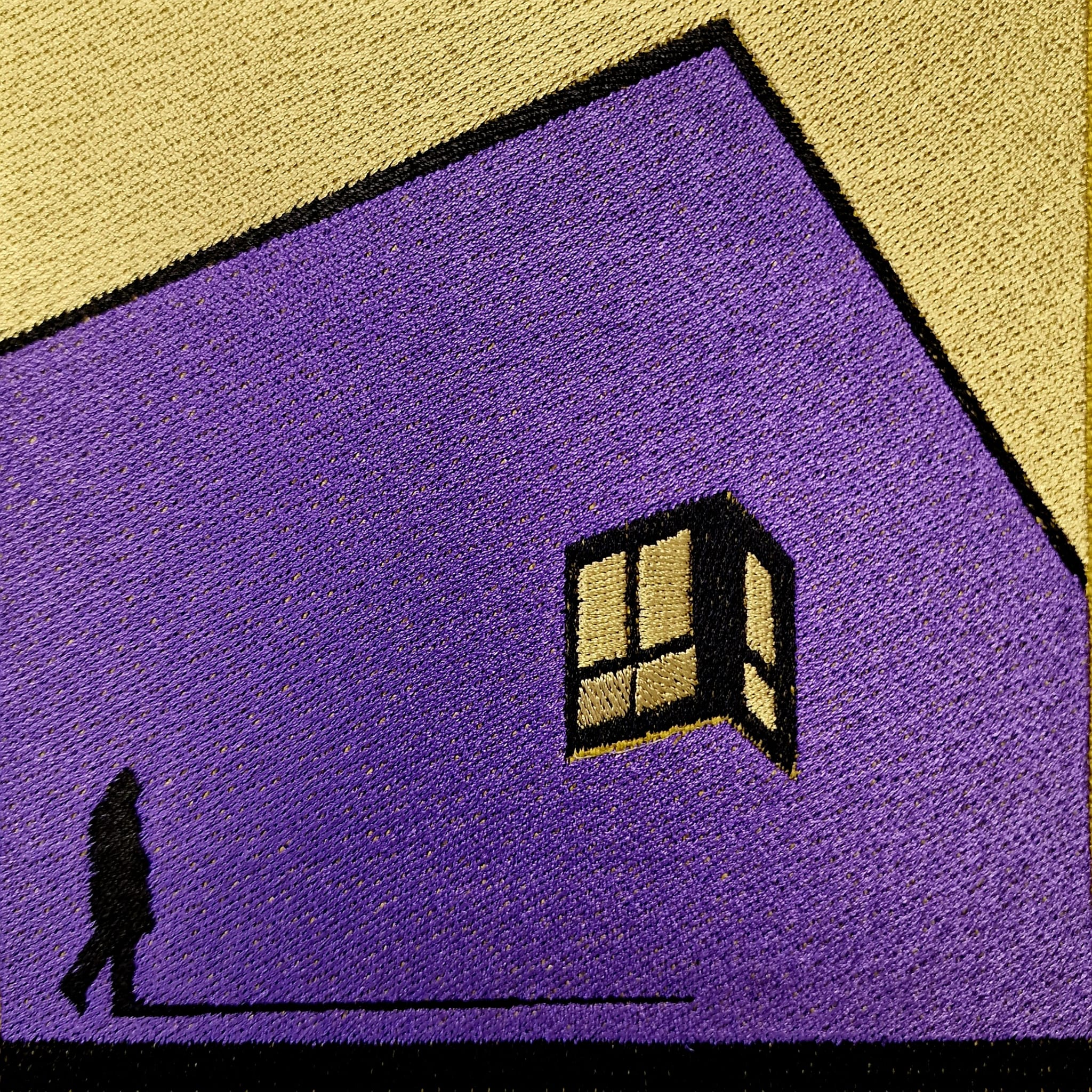 Purple House em broidery design
