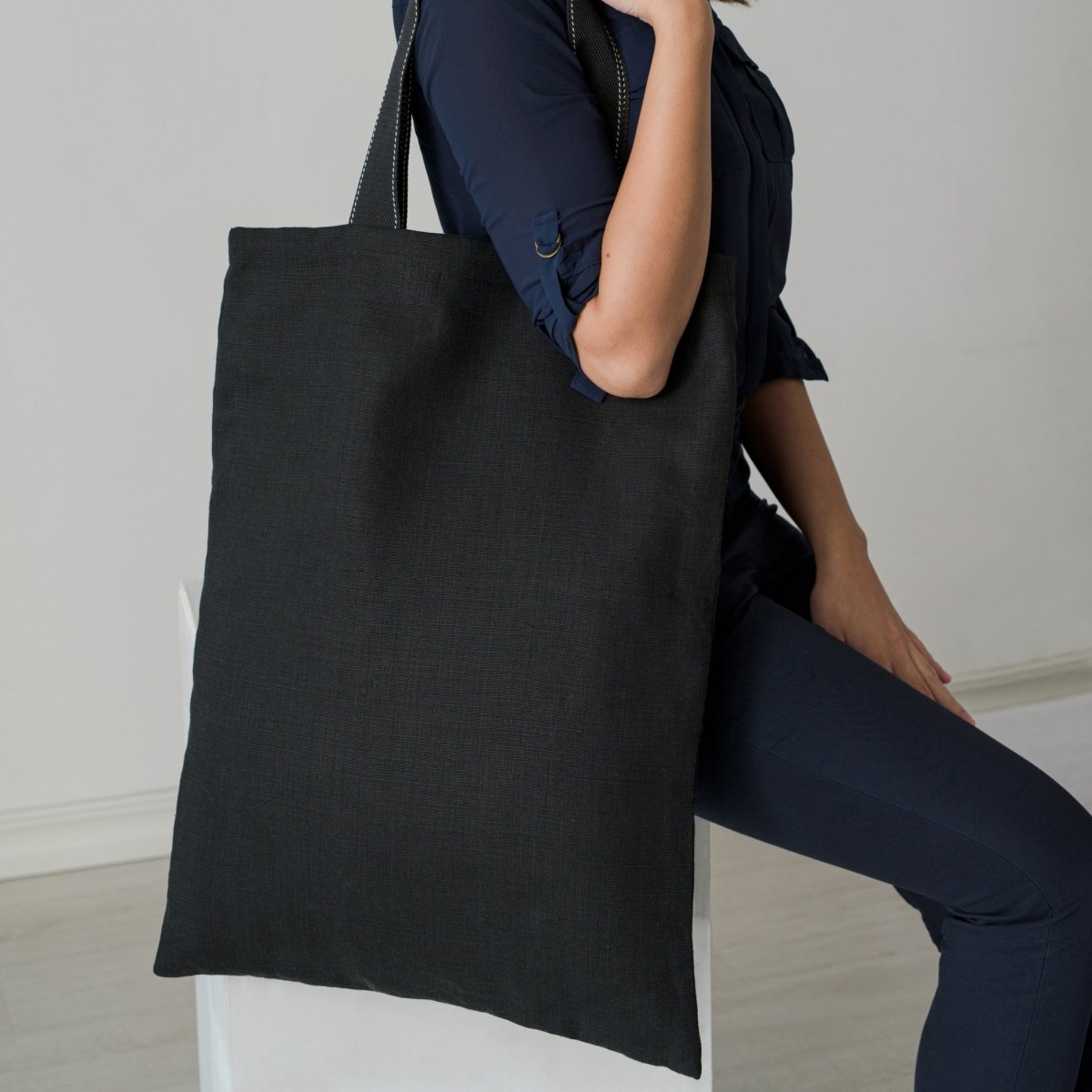 Oversized Tote Bag for Maximum Functionality | Interior Pocket | Stitched Straps - RIMALINUM