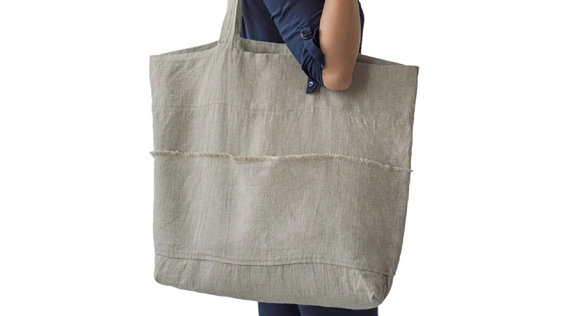 why natural linen tote bags are the best choice for grocery shopping