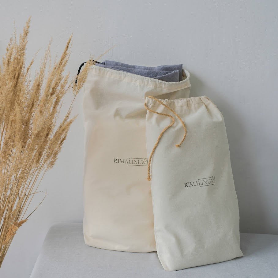 Contemporary Linen Pillowcase With Side Buttons "Beatrice" | Hypoallergenic & Anti - Bacteria - RIMALINUM