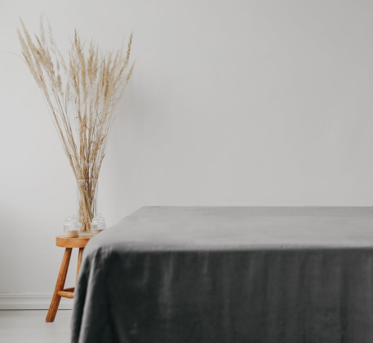 King, Super King and Californian King Size Linen Bed Sheet | Hypoallergenic and Anti - Bacterial - RIMALINUM