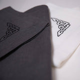 Linen Napkin with Celtic Knot Monogram - RIMALINUM