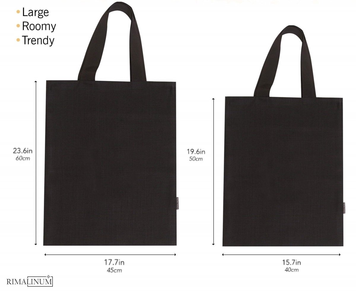 Oversized Tote Bag for Maximum Functionality | Interior Pocket | Stitched Straps - RIMALINUM