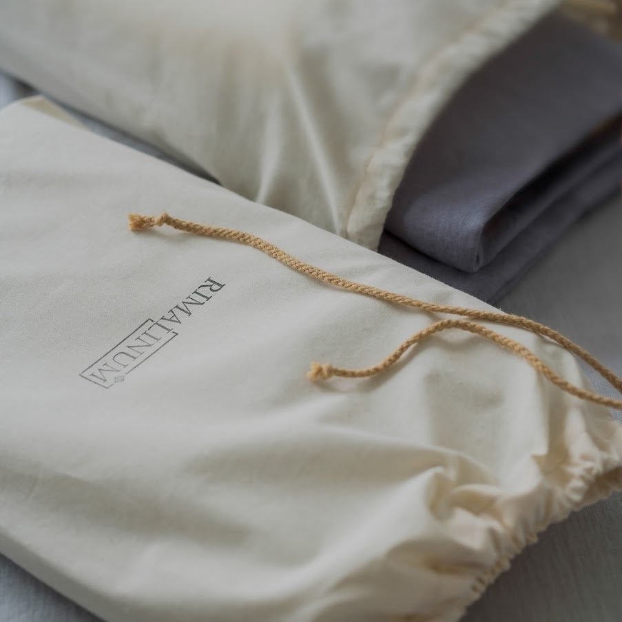 Contemporary Linen Duvet Cover with Button Closure "Beatrice" | Hypoallergenic, Anti - Bacterial And Antistatic - RIMALINUM
