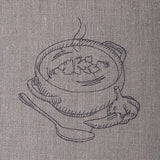 POT OF SOUP Natural Linen Waist Apron with Pockets - RIMALINUM