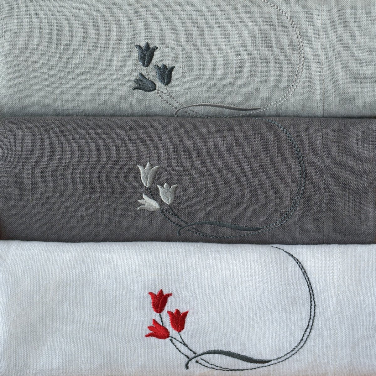 Set of 6 Linen Napkins with our Gorgeous Designs - RIMALINUM