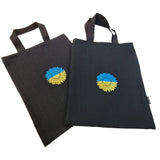 Shoulder Tote Bag Ukraine Flag Sunflower Embroidery - RIMALINUM