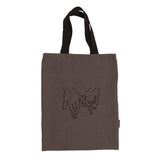 Shoulder Tote Bag with Pinky Promise Embroidery | Double Layer with Lining - RIMALINUM