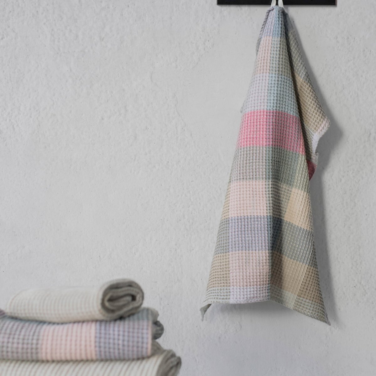 Waffle Weave Bath Towel - Large 100x135cm (39.3x53.1") - RIMALINUM