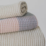 Waffle Weave Linen Hand Towel - 50x70cm (19.6x27.5") - RIMALINUM